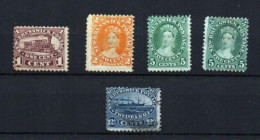 Nueva Brunswick Nº 4/6 Y 8. Año 1851-60 - Used Stamps