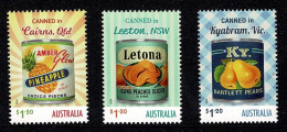 Australia 2024 Nostalgic Tinned Fruit Labels  Set Of 3 MNH - Unused Stamps