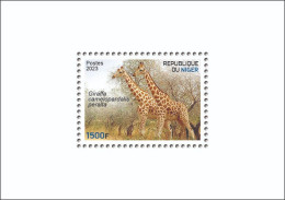 NIGER 2023 - SHEET - GIRAFE GIRAFES GIRAFFE GIRAFFES - LUXE MNH - Giraffen