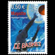 MAYOTTE 2003 - Scott# 192 Basketball Set Of 1 MNH - Otros & Sin Clasificación