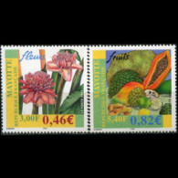 MAYOTTE 2001 - Scott# 154-5 Flowers Set Of 2 MNH - Other & Unclassified