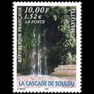 MAYOTTE 1999 - Scott# 131 Waterfalls Set Of 1 MNH - Altri & Non Classificati