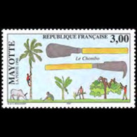 MAYOTTE 1998 - Scott# 111 Farm Tools Set Of 1 MNH - Otros & Sin Clasificación