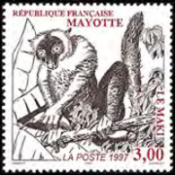 MAYOTTE 1997 - Scott# 89 Lemur Set Of 1 MNH - Sonstige & Ohne Zuordnung