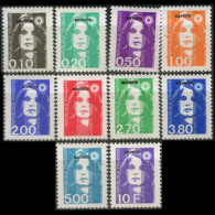 MAYOTTE 1892 - #75-84 Marianne Opt. Set Of 10 MNH One LH - Other & Unclassified