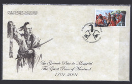 2001 The 1701 Great Peace Of Montreal Between The French Settlers And Indian Nations Single Sc 1915 - 2001-2010