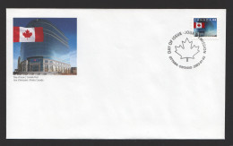 2002  Flag Oveer Canada Post Headquarters Single From Self Adhesive Booklet Sc 1931 - 2001-2010