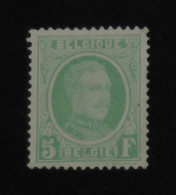 BELGIUM 1927, King Albert I, Mi #216, MH*, CV: €45 - 1921-1925 Kleine Montenez