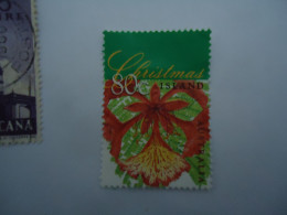 CHRISTMAS  ISLANDS   USED STAMPS  FLOWERS   ORCHIDS - Christmas Island