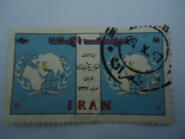 IRAN  USED STAMPS  ANNIVERSARIES WITH POSTMARK 1957 - Iran