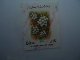 IRAN  USED STAMPS  FLOWERS FRUITS - Iran