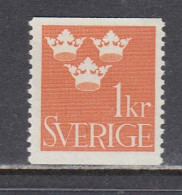Sweden 1939/42 - Freimarke: Drei Kronen, Mi-Nr. 268A, MNH** - Neufs