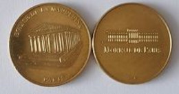 Médaille Touristique  Ville, MONNAIE  DE  PARIS  EGLISE DE LA MADELEINE, PARIS  ( 75008 ) Recto  Verso - Zonder Datum