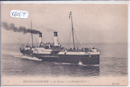 PAQUEBOTS- LE STEAMER LA DUCHESSE-D YORK RN RADE DE BOULOGNE SUR MER - Steamers