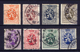 Belgien Nr.254/61          O  Used            (1856) - 1929-1937 Heraldischer Löwe