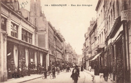 FRANCE - Besançon - Rue Des Granges - Animé - Boutiques - Carte Postale Ancienne - Besancon