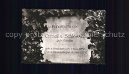 41780253 Emmendingen Grabstein Cornelia Schlosser Geborene Goethe Emmendingen - Emmendingen