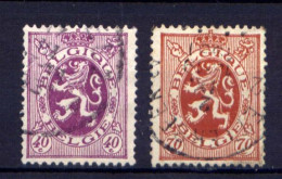 Belgien Nr.299/300          O  Used            (1865) - 1929-1937 Heraldischer Löwe