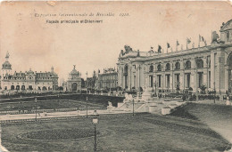 BELGIQUE - Bruxelles - Exposition Internationale 1910 - Façade Principale Et Chien Vert - Carte Postale Ancienne - Weltausstellungen