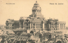 BELGIQUE - Bruxelles - Palais De Justice - Carte Postale Ancienne - Avenues, Boulevards