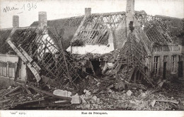 BELGIQUE - Ruine D'une Maison Sur La Rue De Nieuport - Carte Postale Ancienne - Nieuwpoort