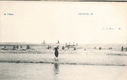 BELGIQUE - Ostende - A L'eau - LL Brux - Animé - Bateaux - Plage  - Dos Non Divisé - Carte Postale Ancienne - Oostende