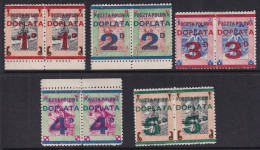 POLAND 1943 Field Post Seals Postage Dues Smith FD1-5 Mint Hinged - Vignette Della Liberazione