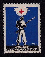 POLAND 1941 Field Post Red Cross Seals Mint Hinged - Vignette Della Liberazione