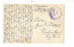 Carte Postale Expédiée En Feldpost De Metz à Saarbrücken. - Feldpost (Portofreiheit)