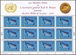 UNO GENF 2001 Mi-Nr. 432 Kleinbogen ** MNH - Blocchi & Foglietti