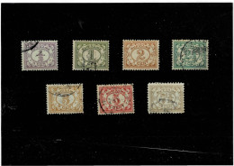 SURINAME ,colonie Olandese ,"Cifre" ,serie Completa Usata ,qualita Ottima - Suriname ... - 1975