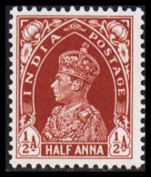 1937. INDIA. GEORG VI ½ A Hinged. - JF540055 - 1936-47 Roi Georges VI