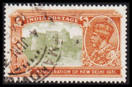 1931. INDIA. Georg V INAUGURATION OF NEW DELHI 1/4 A.  - JF540062 - 1911-35  George V