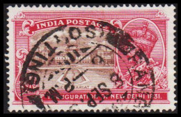 1931. INDIA. Georg V INAUGURATION OF NEW DELHI 3 As.  - JF540065 - 1911-35  George V