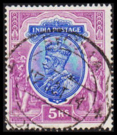 1911-1922. INDIA. Georg V INDIA POSTAGE 5 Rs.  - JF540071 - 1911-35  George V