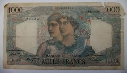 1000 FRANCS Minerve & Hercule - 1 000 F 1945-1950 ''Minerve Et Hercule''