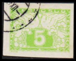 1919. CESKOSLOVENSKO. EXPRESS. Doves. 5 Heller.  (Michel 12) - JF540198 - Used Stamps