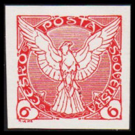 1919. CESKOSLOVENSKO. NEWSPAPER STAMPS. Falcon. 6 Heller. Hinged. (Michel 14) - JF540200 - Unused Stamps