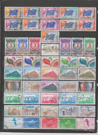 FRANCE 78 TIMBRES DE SERVICE OBLITERES DE 1958 à 1998    Cote ; 108,40 € - Usati