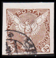 1919. CESKOSLOVENSKO. NEWSPAPER STAMPS. Falcon. 30 Heller.  (Michel 17) - JF540203 - Used Stamps