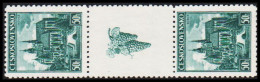 1938. CESKOSLOVENSKO. Briefmarkenausstellung In Kaschau 50h In 3-stripe With Stamp With Gr... (Michel 401 SZ) - JF540251 - Nuovi