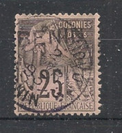 BENIN - 1892 - N°YT. 8 - Type Alphée Dubois 25c Noir Sur Rose - Oblitéré / Used - Gebruikt