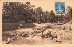 ALGERIE - Touggourt - Un Oued Dans La Palmeraie - Animé  - Carte Postale Ancienne - Other & Unclassified