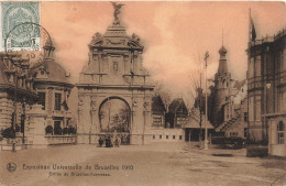 BELGIQUE - Bruxelles - Exposition Universelle 1910 - Entrée De Bruxelles-Kermesse - Carte Postale Ancienne - Universal Exhibitions