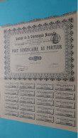 Société De La Stéréotypie NOUVELLE S.a. PARIS - Part Bénéficiaire Au Porteur > Nos 324-325-326-327 (1900) 4 Pcs.! - S - V