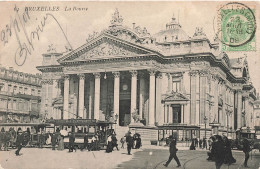 BELGIQUE - Bruxelles - La Bourse - Carte Postale Ancienne - Lanen, Boulevards
