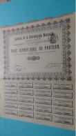 Société De La Stéréotypie NOUVELLE S.a. PARIS - Part Bénéficiaire Au Porteur > Nos 379 (1900) 1 Pc.! - S - V