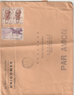 ***   AFRIQUE OCCIDENTAL FRANCAISE  ***  Courrier Par Avion 1954 Ets  Fabre Cotonou - Cartas & Documentos