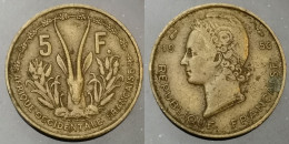 Monnaie Afrique Occidentale Française - 1956 - 5 Francs - África Occidental Francesa