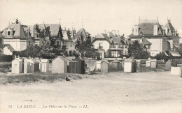 FRANCE - La Baule - Les Villas Sur La Plage - LL - Cabines D'essayage - Carte Postale Ancienne - La Baule-Escoublac